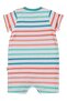 Striped 6-18 Months Jumpsuit - White - 2