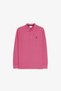 Men's Dark Pink Polo Collar Basic Sweatshirt 50253121-Vr167 - 6