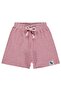 Shark Self-Striped Shorts for 2-5 Years Old - Red