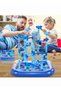 107 Pcs DIY Magnetic Building Blocks, 3D Marble Run Set, STEM Early Educational Toys, Water Maze Bal