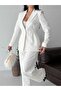 Belden Pleated Jacket and Wide-Let Pants Suit - 2