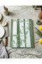 Glass Cutting Board with Non-Slip Base and Ivy Pattern - 3