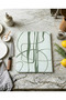 Glass Cutting Board with Non-Slip Base and Organic Stripes - 3