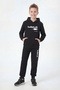 Hooded Kangaroo Pocket Loading Print Detailed Boys' Tracksuit Set - 2