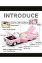 1959 Cadillac Eldorado Biarritz Convertible Diecast Model Car Cadillac Eldorado Model Car Pink - 8