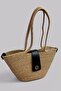 Elira Halat Knitted Women's Leather Detailed Beach and Daily Bag, Stylish Daily Use Design Shoulder Bag - 6