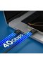- Data Cable Essential EB24015CC (ACA10423) - Fast Charging, Type-C, 240W, 40Gbps, E-Marker - 4