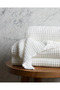 Premium Waffle 4-Piece Bath Towel Set 100% Cotton, Ultra Soft, Absorbent, Quick Drying, Bohemian, Minimalist - 4