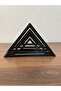 Black ❤️ Triangular Stripes ❤️   Metal Napkin Holder Tabletop Napkin Holder Stainless Napkin Holder - 5
