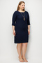 Mi Necklace Crew Neck Dress - 2