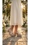 Buckled Cross Stripes in Front, Open Front, Summer Women's High Wedge Sole Shoes Slipper Sandals - 3