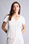 100% Cotton Patterned Pajama Top G4624Ax26Sm - 6