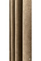Beige Island Background Curtain 1/3 Dense Pleated Thick Fabric Dense Textured Background Curtain - 4