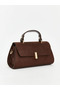 Suede Look Women's Shoulder Bag - 3