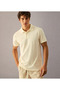 Men's 100% Cotton Short Sleeve Regular Fit Polo Collar T-Shirt