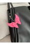 Pink Bow Winged Bag Ornament & Keychain – Stylish Bag Charm - 2