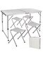 Camping set, table + 4 chairs