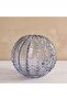 Mirabella Glass Vase 18X18X16 cm -Grey