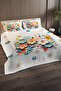 Mother's Day 100% Cotton Double Pique Set Bedspread Special Woven Lotus - 2