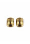Curved Serrated Half Hoop Earrings