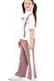 Girl's Garnished and Bow Detailed Top and Bottom Set 7-12 Years 12573 - 3