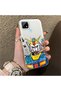 حافظة حماية متوافقة مع Realme C21 بتصميم روبوت أنيق للرجال