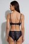 Luw 4082 Navy Blue Color Padded Bra Panties Set of 2 - 2