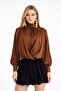 Plain Satin Blouse