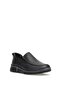 Elit Mzv8021C Men's Genuine Leather Casual Shoes Black - 2