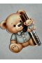 Blue Teddy Bear Figured Perfume Hospital Room Baby Birth Mawlid Gift – 10 Pieces - 3