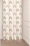 Rainbow Drop Patterned, Specially Designed, Digitally Printed, Stylish Modern Children's Room Background Curtain