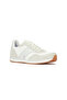 Women's Rena Retro Runner Lace-Up Sneaker – Suede Overlay, Cushioned Everyday Shoe White - 2