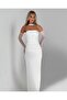 Strapless Dress with Arm and Neck Accessories - 2