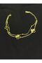316L Steel Silver Color Double Chain Clover Bracelet (17+4 cm)