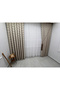 New Season Silver-Silvery 3-Band 1/3 Pleated Tulle Curtain Apm - 6