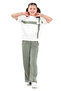 Girl's Garnished and Bow Detailed Top and Bottom Set 7-12 Years 12573 - 2