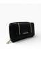 Women's Faux Leather Gold Zipper Detailed Stylish Wallet