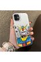 حافظة حماية متوافقة مع هاتف iPhone 11 بتصميم روبوت أنيق للرجال