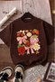 Unisex Children's T-Shirt with Ribbon and Strawberry Print 5Gh3