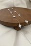 Glasses Chain with Silver Chain and Oyster Detail, Gift Accessory, Glasses Hanger