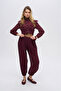 Women's Comfortable Cut Transparent Trousers with Elastic Cuffs - 4