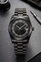 Uzzy Round Black Cord & Black Dial Premium Men's Wristwatch (2026)