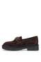 Elit My-744S Women's Genuine Leather Casual Shoes Brown - 4