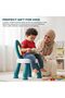5-in-1 Kids Study Table with Chair Multi-Activity Desk Storage 45kg Capacity Blue - 4