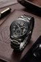 Cartin Special Design Black Calendar Round Premium Luxury Men's Wristwatch - 4