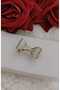 PLATED RING WITH BOW - 2