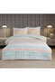Sand Wave Single 100% Cotton Ranforce Duvet Cover Set Yellow (2 Pieces) 160X220/50X70 Yellow