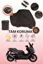 Black Lock Bag Compatible with Honda Forza 250 Motorcycle Cover