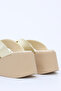 Dl 54 Metal Buckle Detailed Slippers - 4