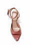 Boris Women's Heeled Patent Leather Sandals Salmon - 3